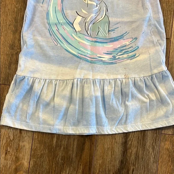 Disney Frozen II Pink and Blue Peplum T-Shirt - Picture 5 of 8